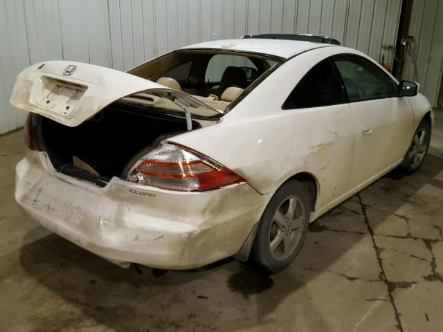 1HGCM72664A012621 - 2004 HONDA ACCORD EX WHITE photo 4