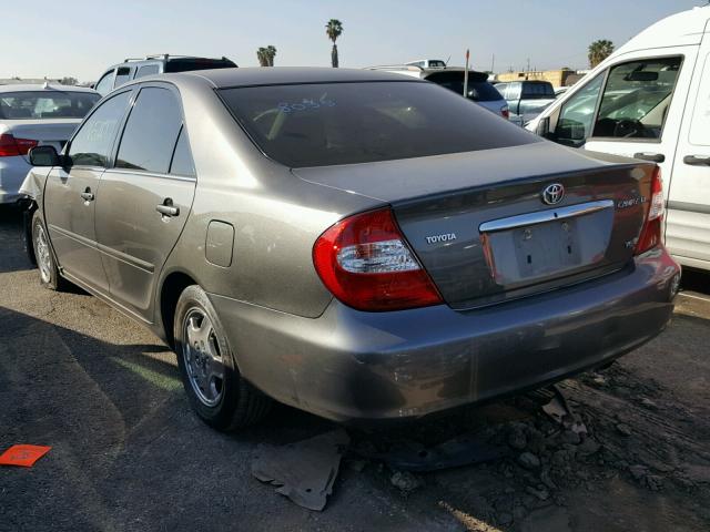 4T1BF32K83U563751 - 2003 TOYOTA CAMRY LE GRAY photo 3