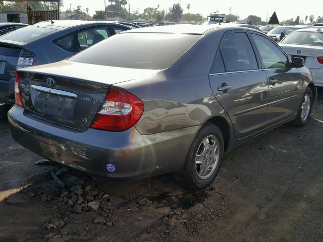 4T1BF32K83U563751 - 2003 TOYOTA CAMRY LE GRAY photo 4