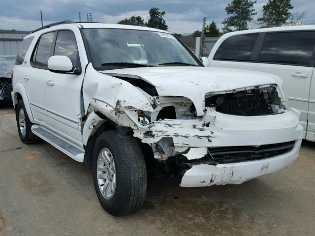 5TDZT34A07S284742 - 2007 TOYOTA SEQUOIA SR WHITE photo 1