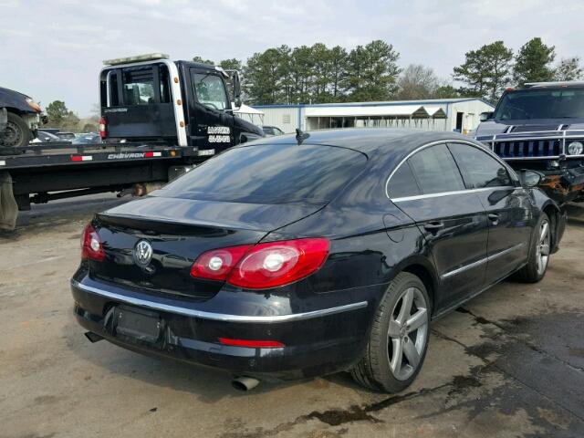 WVWGU73C69E519202 - 2009 VOLKSWAGEN CC VR6 4MO BLACK photo 4