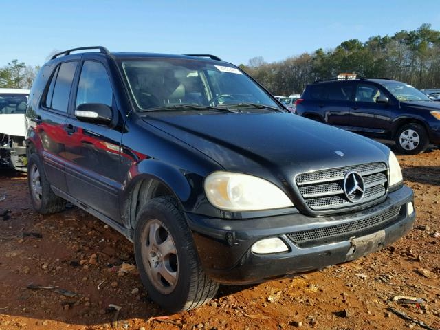 4JGAB57E24A507877 - 2004 MERCEDES-BENZ ML 350 BLACK photo 1