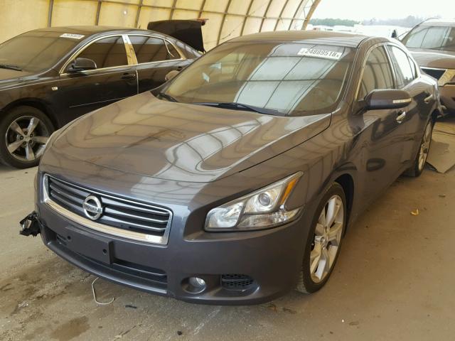 1N4AA5APXCC846980 - 2012 NISSAN MAXIMA S GRAY photo 2