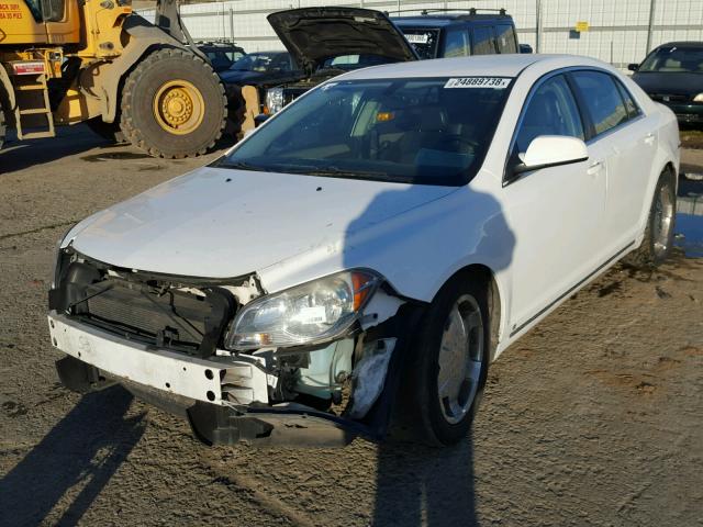 1G1ZJ57B99F114106 - 2009 CHEVROLET MALIBU 2LT WHITE photo 2