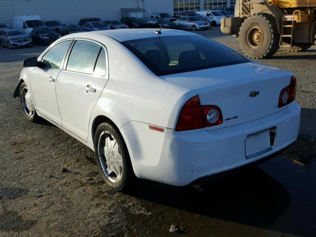 1G1ZJ57B99F114106 - 2009 CHEVROLET MALIBU 2LT WHITE photo 3