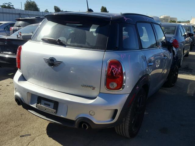 WMWZC3C50BWM25674 - 2011 MINI COOPER S C SILVER photo 4