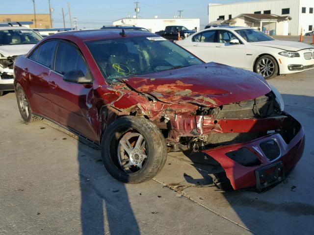 1G2ZG57B794114952 - 2009 PONTIAC G6 RED photo 1