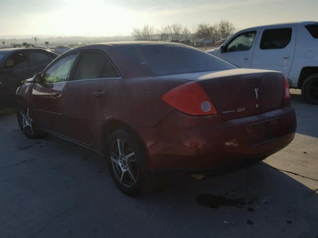 1G2ZG57B794114952 - 2009 PONTIAC G6 RED photo 3