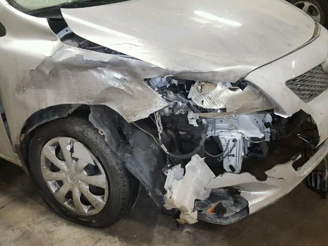 2T1BU40E49C032744 - 2009 TOYOTA COROLLA BA SILVER photo 9