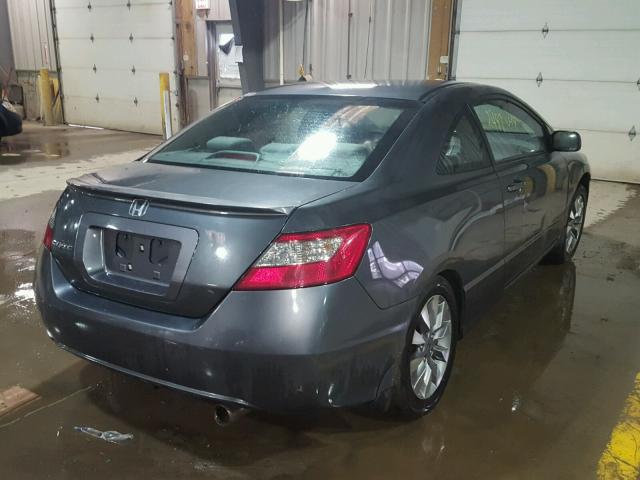 2HGFG11B19H528995 - 2009 HONDA CIVIC EX ნაცრისფერი ფოტო 4