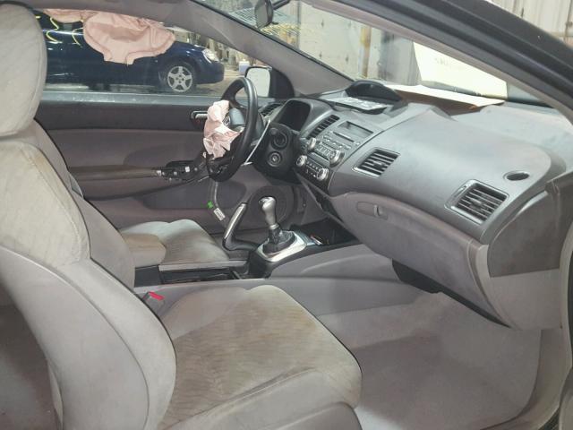 2HGFG11B19H528995 - 2009 HONDA CIVIC EX ნაცრისფერი ფოტო 5