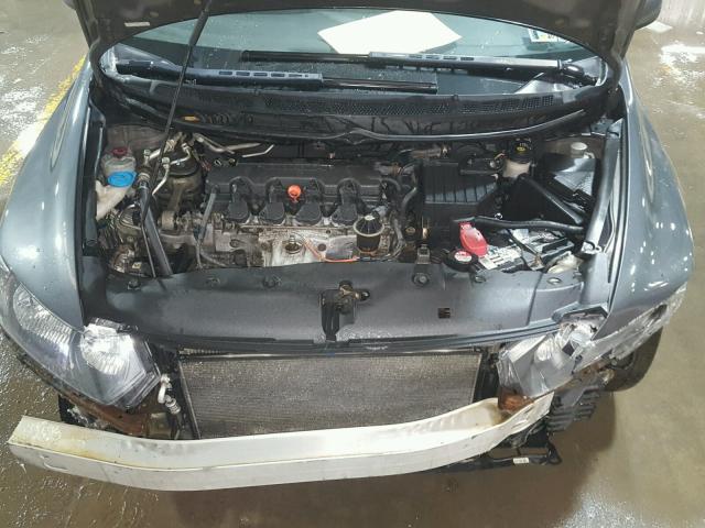 2HGFG11B19H528995 - 2009 HONDA CIVIC EX ნაცრისფერი ფოტო 7