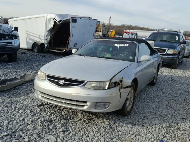 2T1FF22P2YC388221 - 2000 TOYOTA CAMRY SOLA SILVER photo 2