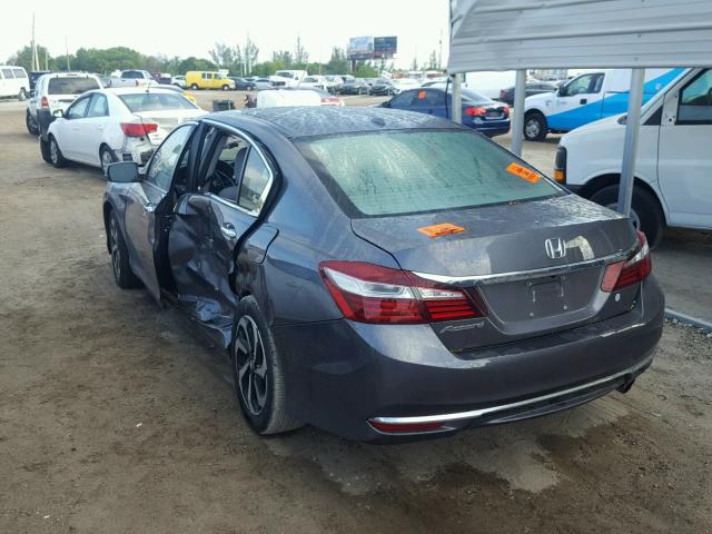 1HGCR2F85HA049634 - 2017 HONDA ACCORD EXL CHARCOAL photo 3