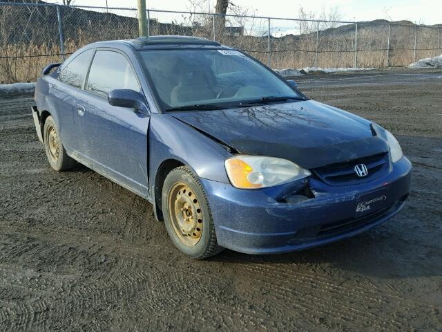1HGEM21962L803188 - 2002 HONDA CIVIC EX Mavi foto 1