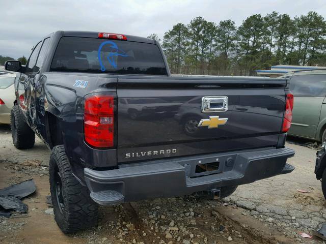 1GCVKPEC5EZ376983 - 2014 CHEVROLET SILVERADO GRAY photo 3