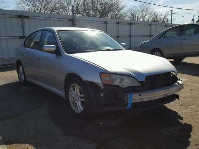 4S3BL616657220523 - 2005 SUBARU LEGACY 2.5 SILVER photo 1