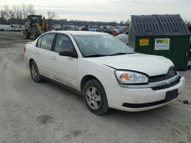 1G1ZT54815F171350 - 2005 CHEVROLET MALIBU LS WHITE photo 1