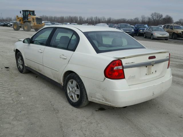 1G1ZT54815F171350 - 2005 CHEVROLET MALIBU LS WHITE photo 3