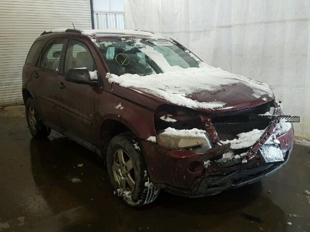 2CNDL13F176103021 - 2007 CHEVROLET EQUINOX LS BURGUNDY photo 1