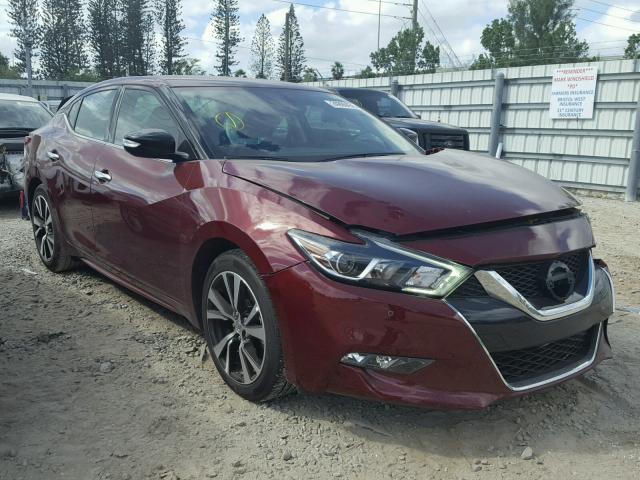 1N4AA6AP4JC369188 - 2018 NISSAN MAXIMA 3.5 RED photo 1