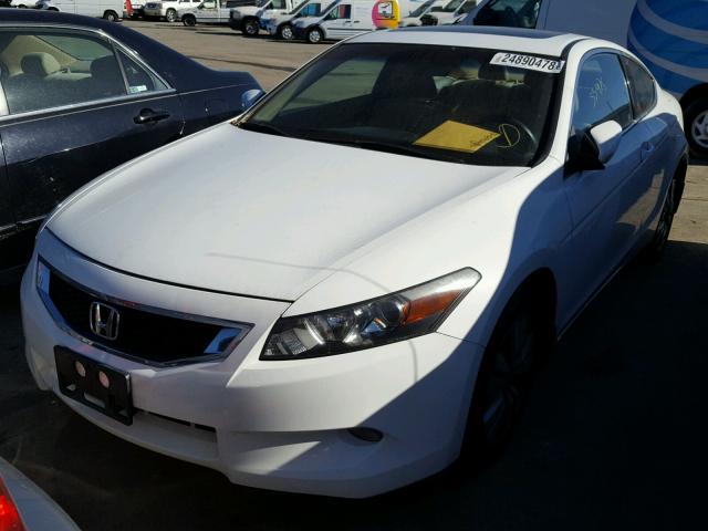 1HGCS1B72AA017239 - 2010 HONDA ACCORD EX WHITE photo 2