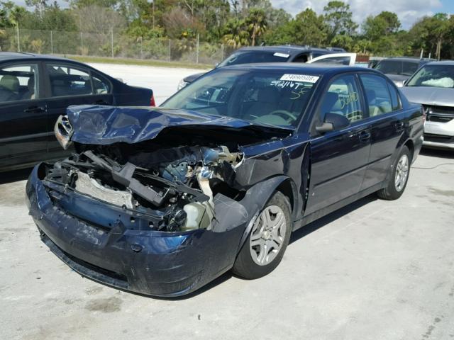 1G1ZS58FX7F100291 - 2007 CHEVROLET MALIBU LS BLUE photo 2