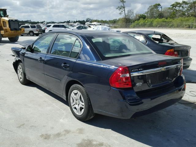 1G1ZS58FX7F100291 - 2007 CHEVROLET MALIBU LS BLUE photo 3