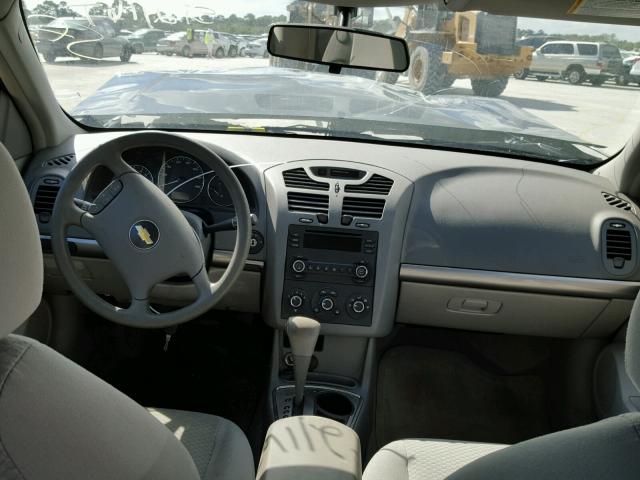 1G1ZS58FX7F100291 - 2007 CHEVROLET MALIBU LS BLUE photo 9
