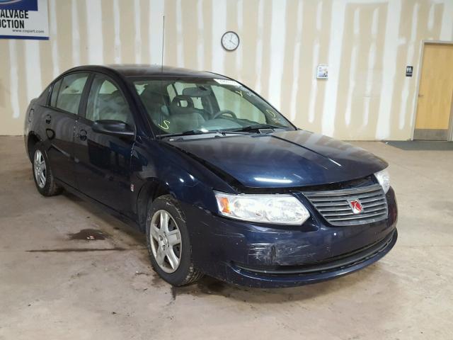 1G8AJ55F07Z168832 - 2007 SATURN ION LEVEL BLUE photo 1