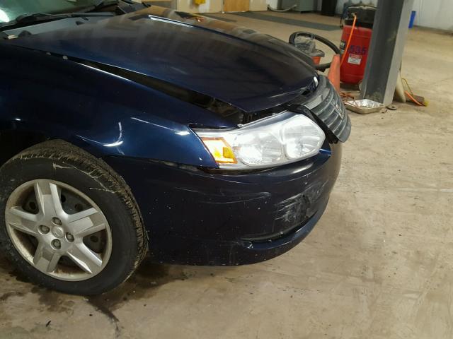 1G8AJ55F07Z168832 - 2007 SATURN ION LEVEL BLUE photo 9