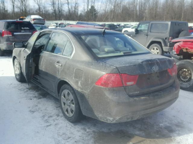 KNAGG4A83A5386744 - 2010 KIA OPTIMA LX GRAY photo 3