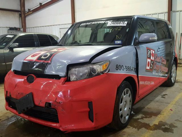 JTLZE4FE1CJ018142 - 2012 TOYOTA SCION XB BLACK photo 2