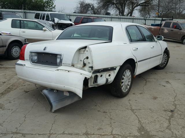 1LNHM81W04Y684656 - 2004 LINCOLN TOWN CAR E WHITE photo 4