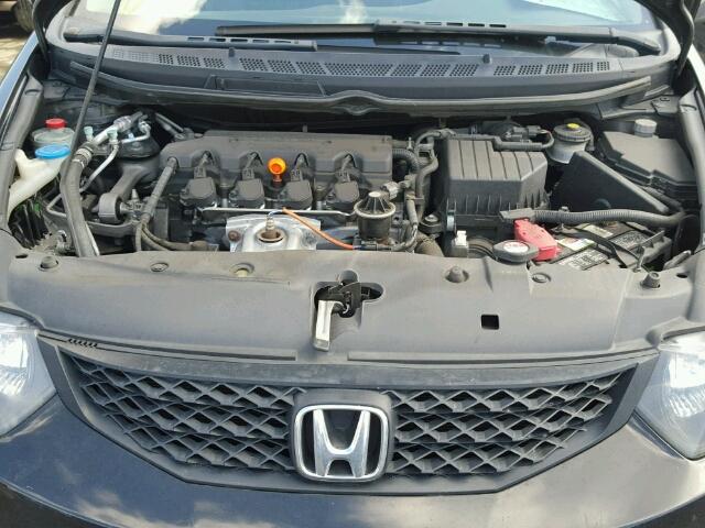 2HGFG1A87BH512709 - 2011 HONDA CIVIC EX შავი ფოტო 7