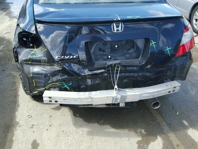 2HGFG1A87BH512709 - 2011 HONDA CIVIC EX შავი ფოტო 9