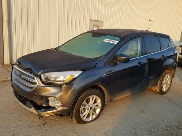 1FMCU0GD3HUC32487 - 2017 FORD ESCAPE SE GRAY photo 2