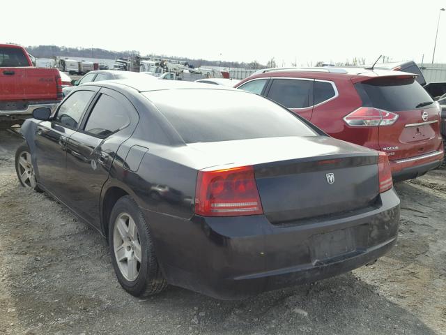 2B3KA43GX6H424782 - 2006 DODGE CHARGER SE BLACK photo 3