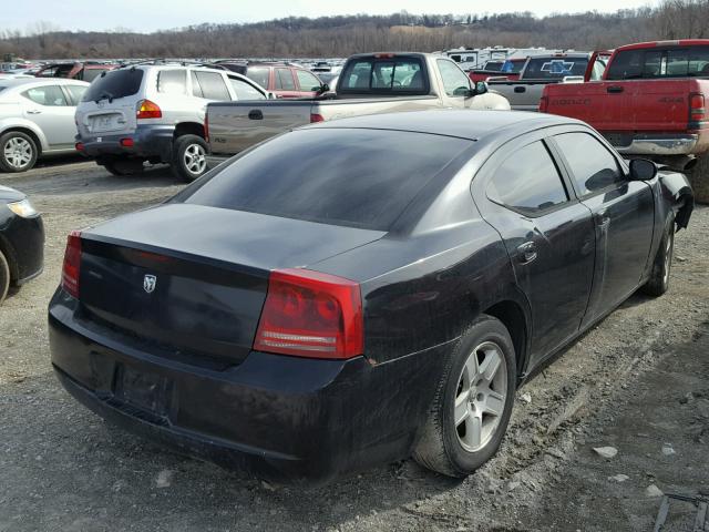 2B3KA43GX6H424782 - 2006 DODGE CHARGER SE BLACK photo 4