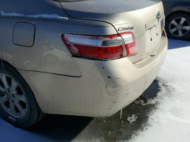 4T1BE46K09U846155 - 2009 TOYOTA CAMRY BASE TAN photo 9