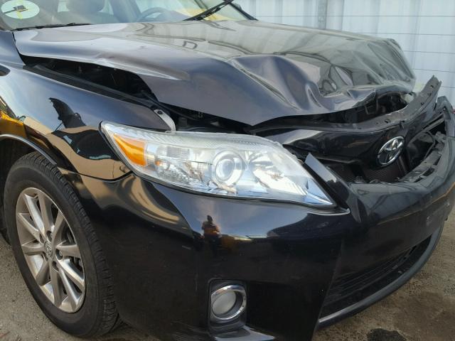 4T1BB3EK1BU142511 - 2011 TOYOTA CAMRY HYBR BLACK photo 9