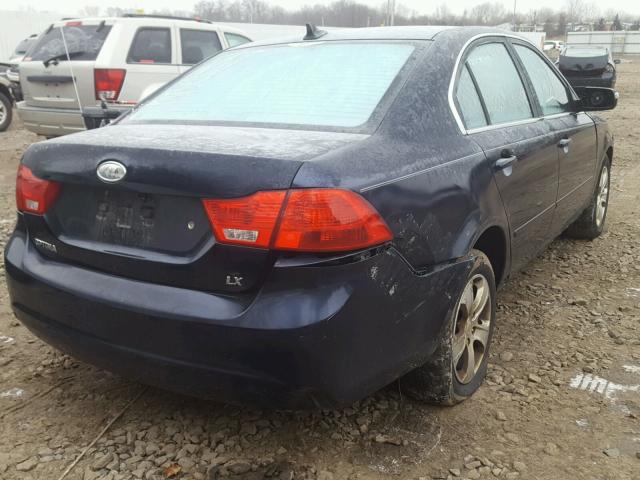 KNAGE228795312652 - 2009 KIA OPTIMA BLUE photo 4