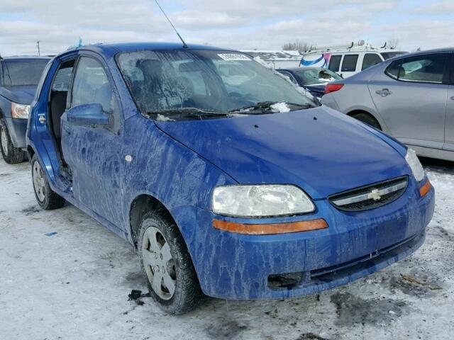 KL1TD66608B102194 - 2008 CHEVROLET AVEO BASE BLUE photo 1