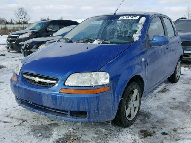 KL1TD66608B102194 - 2008 CHEVROLET AVEO BASE BLUE photo 2