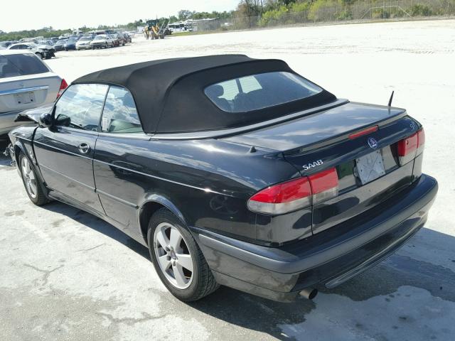 YS3DF78K827005156 - 2002 SAAB 9-3 SE BLACK photo 3