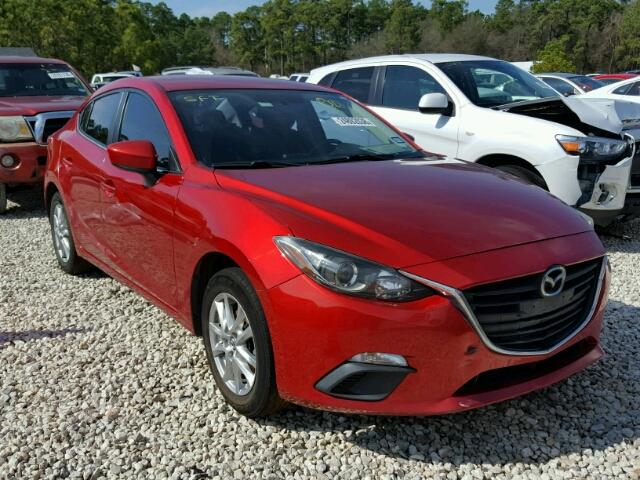 JM1BM1V7XE1112203 - 2014 MAZDA 3 TOURING RED photo 1