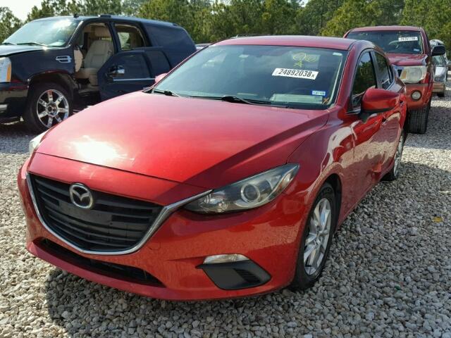 JM1BM1V7XE1112203 - 2014 MAZDA 3 TOURING RED photo 2