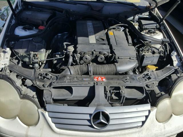 WDBRN40J63A398594 - 2003 MERCEDES-BENZ C 230K SPO WHITE photo 7