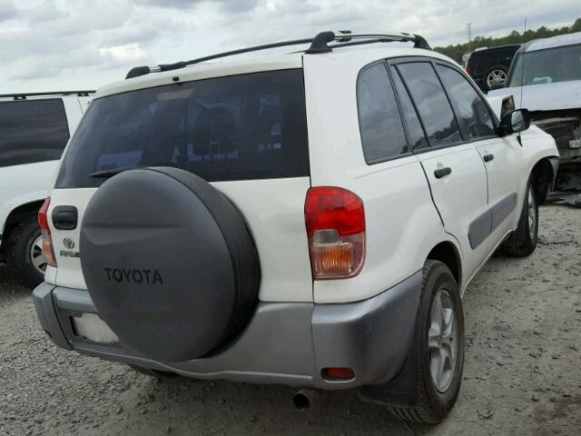 JTEGH20V730089323 - 2003 TOYOTA RAV4 WHITE photo 4