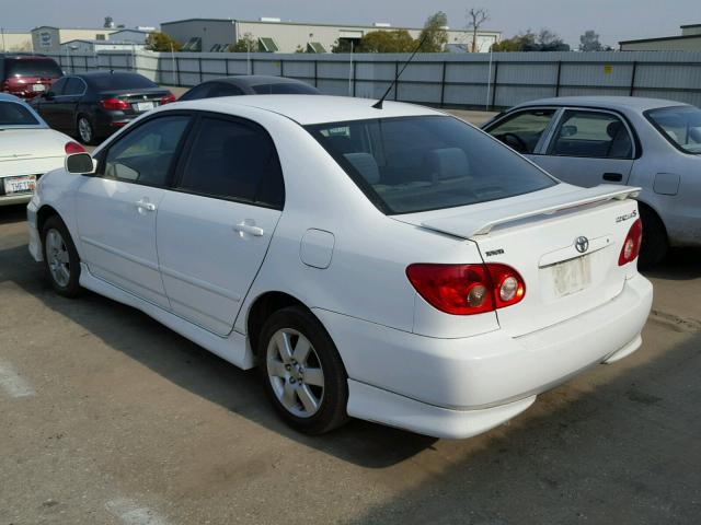 1NXBR32E48Z006814 - 2008 TOYOTA COROLLA CE WHITE photo 3